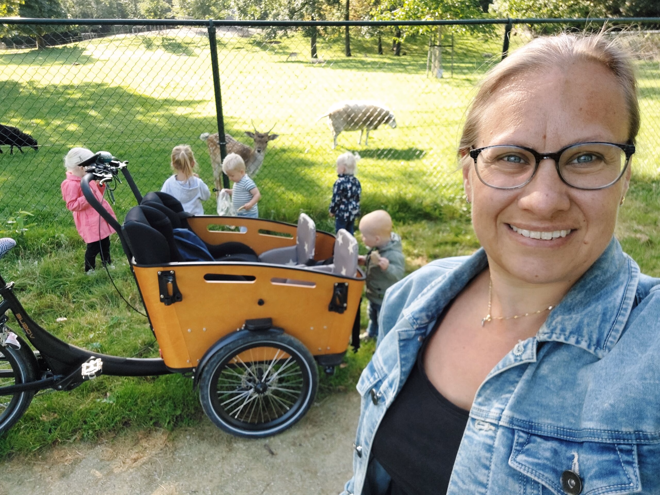 Foto met bakfiets